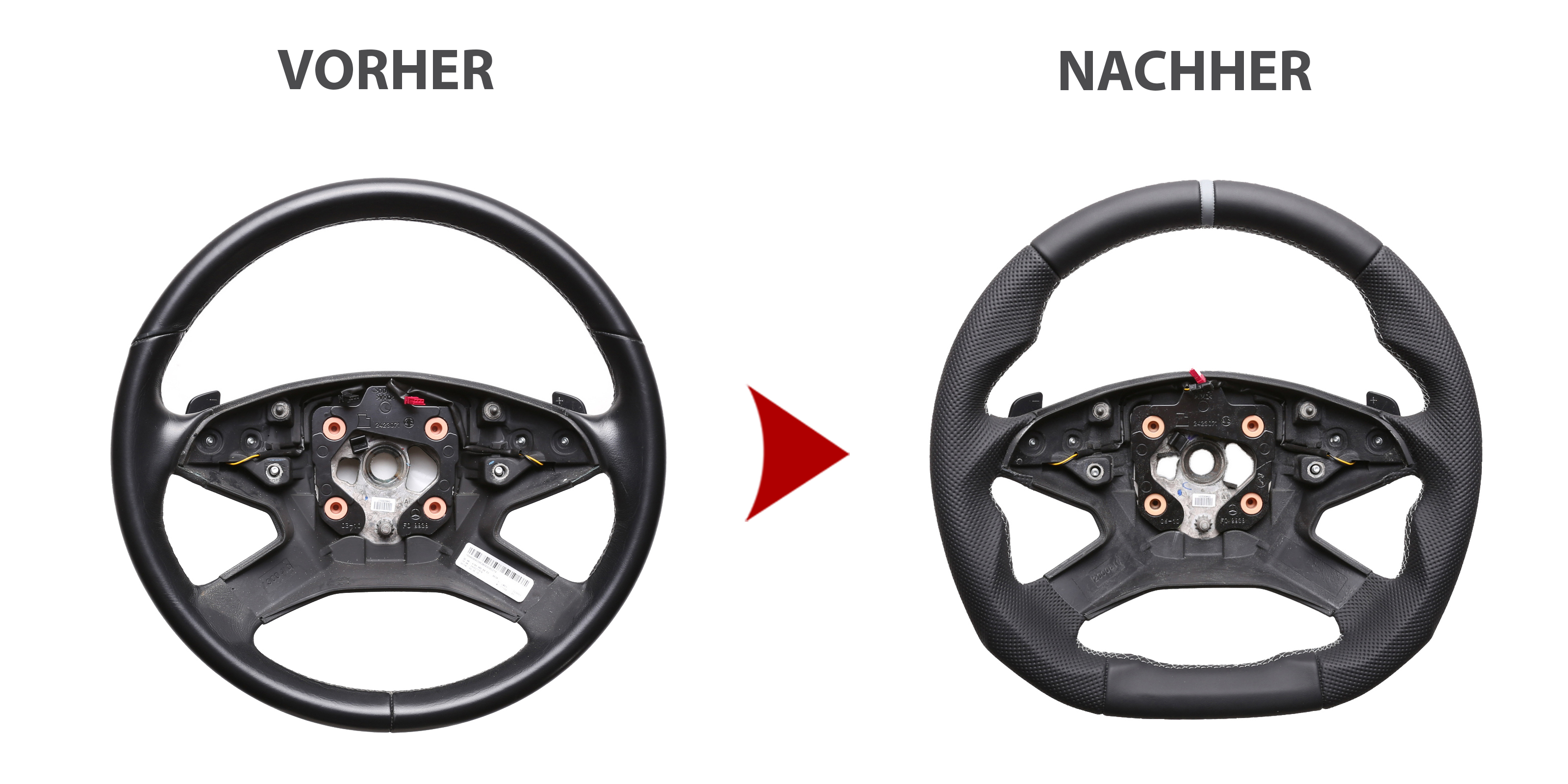 1. steering wheel sport mb original handmade SUPER THICK 1pcs - 10