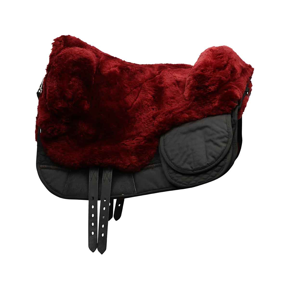  EDIX® Signor Merino sheepskin Barebackpad, burgundy - 33