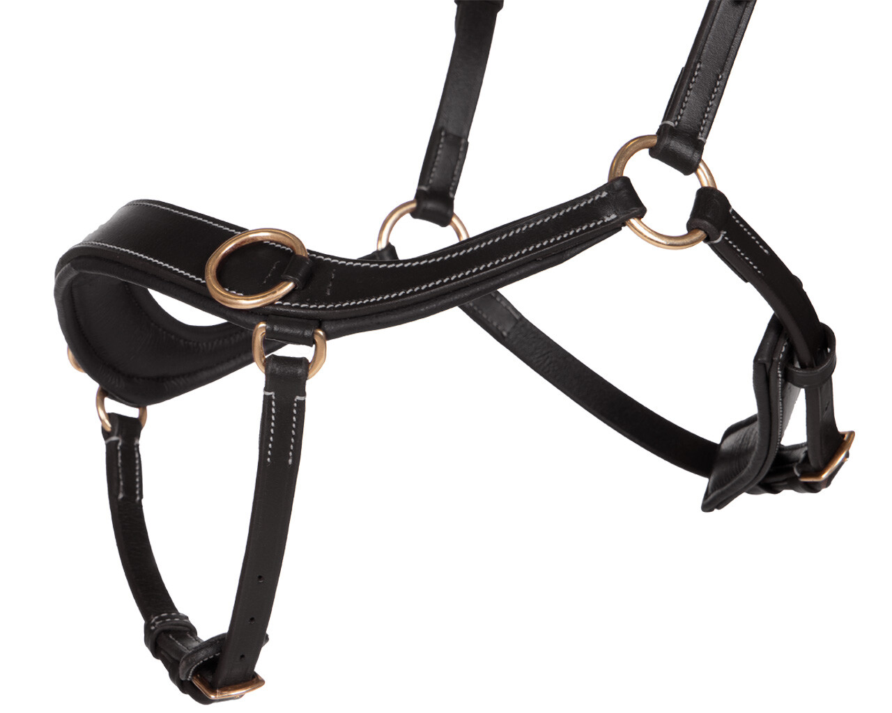 Sidepull / Bitless Bridle QHP Sensitive, anatomiskt, inkl. tyglar, svart - 6