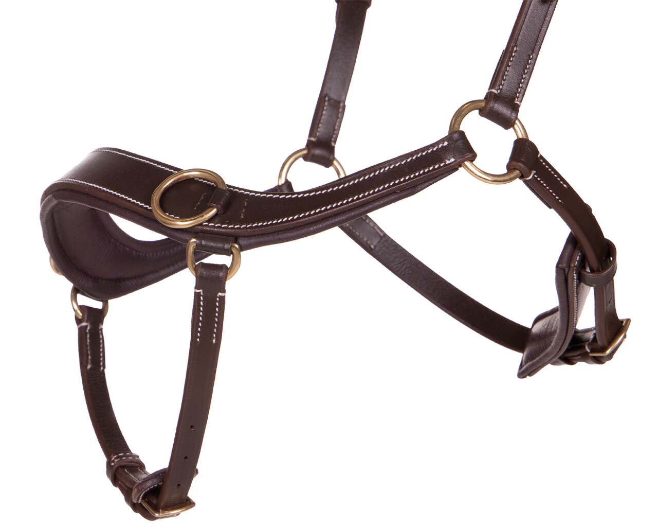 Sidepull / Bitless Bridle QHP Sensitive, anatomiskt, inkl. tyglar, brun - 4