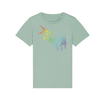 NärCon Rainbow Dragon Kids T-shirt Aloe 