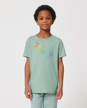 NärCon Rainbow Dragon Kids T-shirt Aloe 