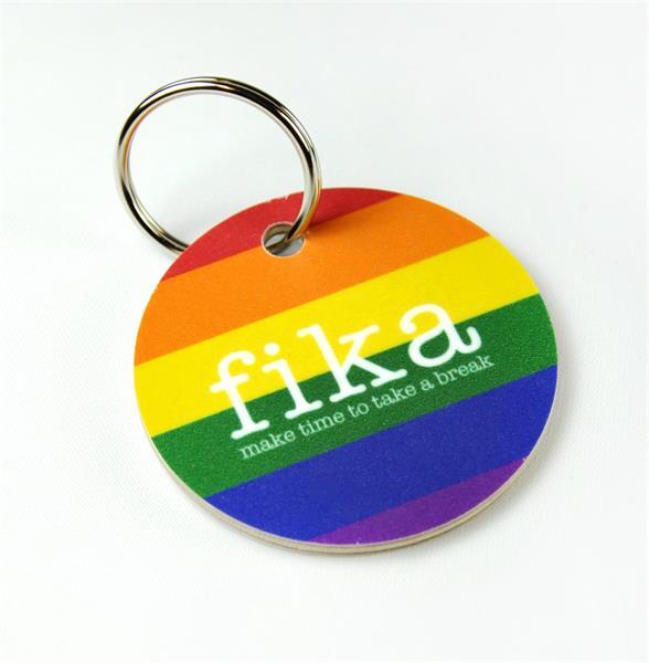 Nyckelring Fika, Pride