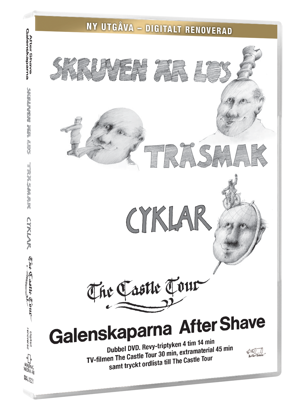 GAS x 4 - Skruven är lös, Träsmak, Cyklar & The Castle Tour. Dubbel