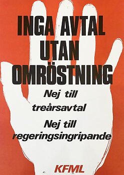 KFML – INGA AVTAL UTAN OMRÖSTNING