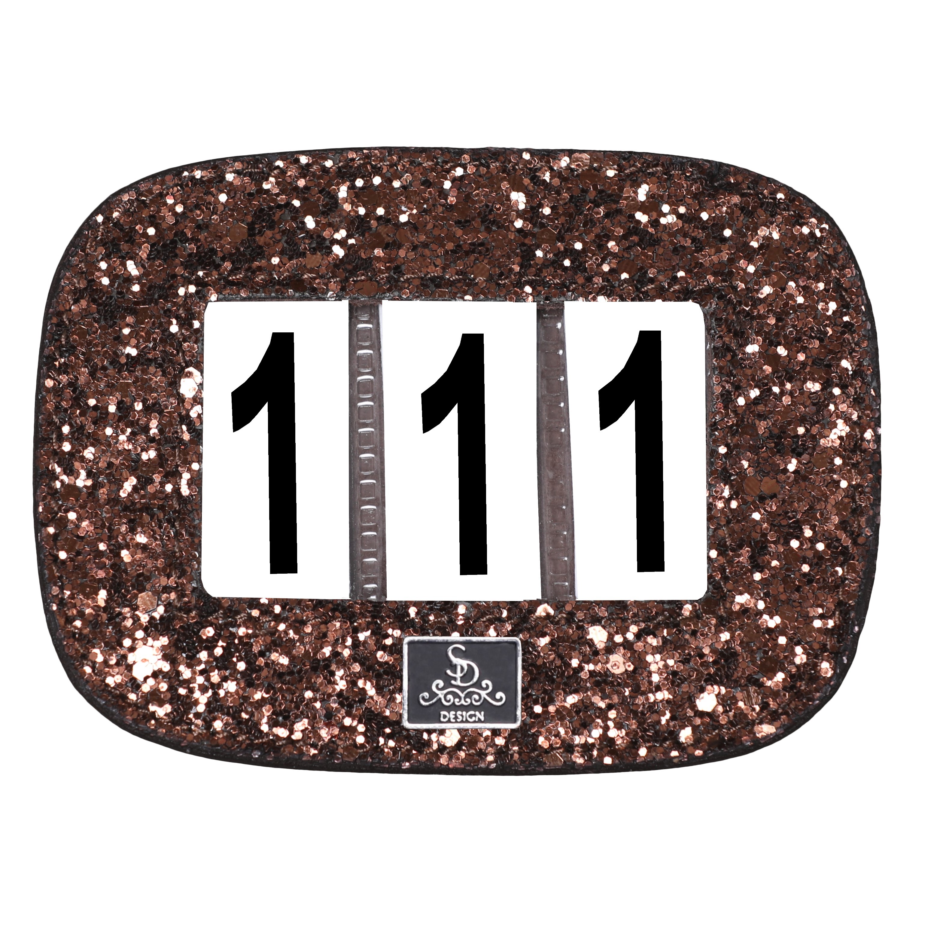 SD Design Nummerlapp Koppar Glitter