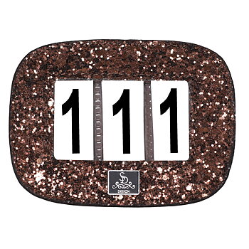 SD Design Nummerlapp Koppar Glitter