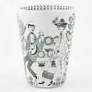 Raija Uosikkinen (Emilia 1959) Cone Vase with Graphic Motif 15 cm