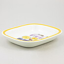 Timo Sarvimäki (Karneval 1972) Rectangular Bowl with Colorful Decor 26 cm 
