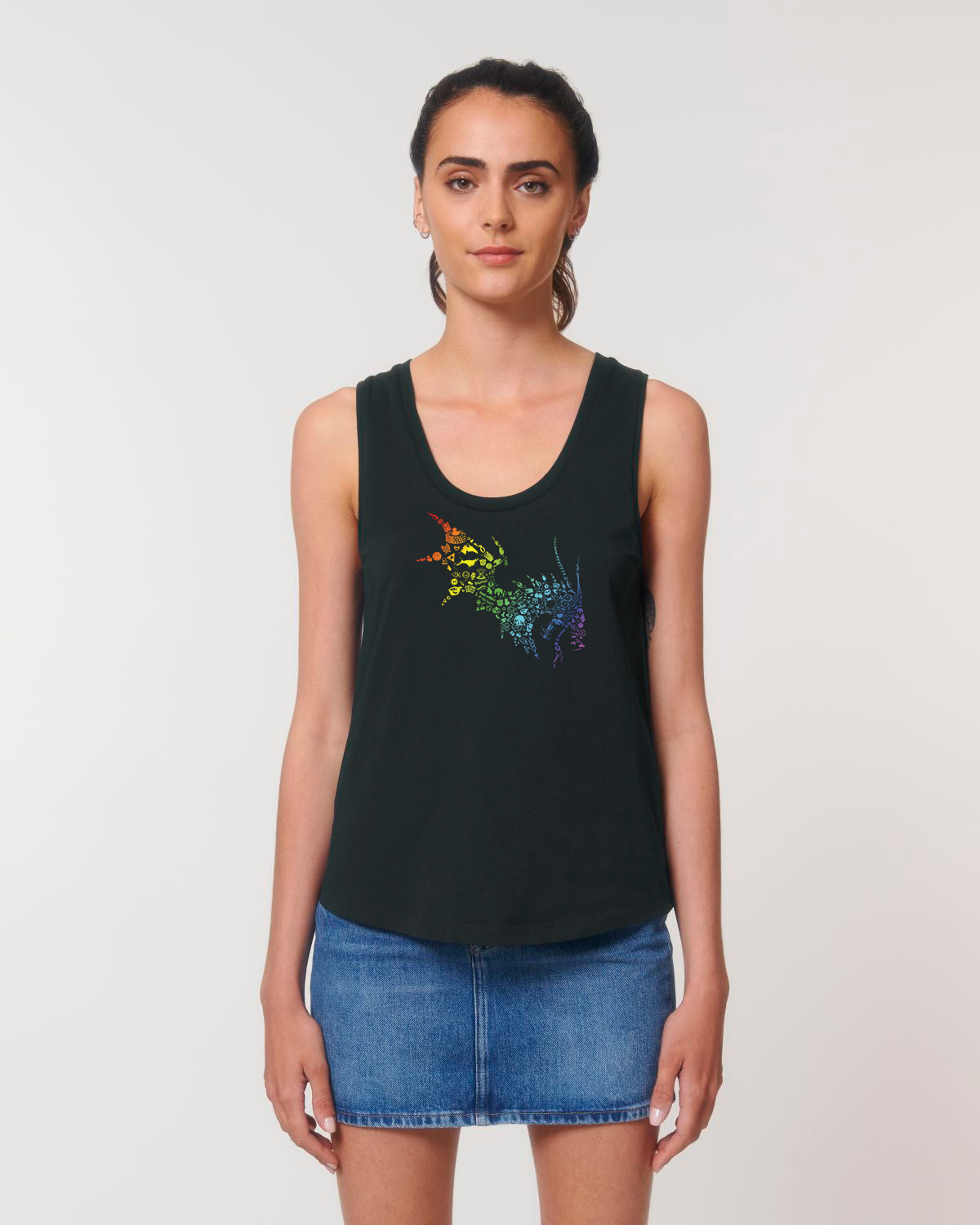 NärCon Rainbow Dragon Tanktop Black - 2