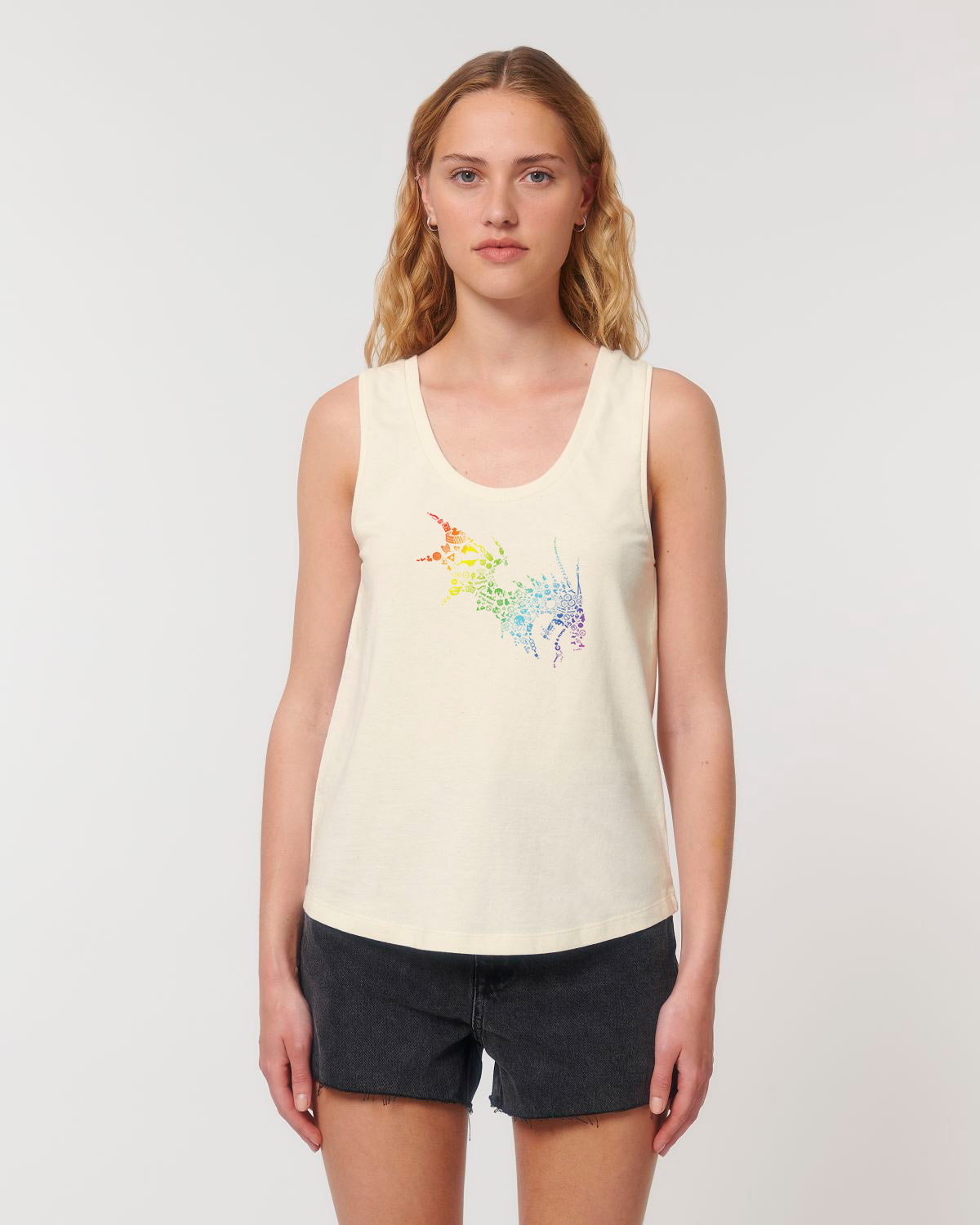 NärCon Rainbow Dragon Tanktop Natural Raw - 2