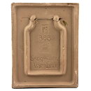Aimo Nietosvuori (Landskapsblommor 1974) Rectangular Wall Plaque with Arctic Starflower Motif 17 cm #888   [Sample Images]