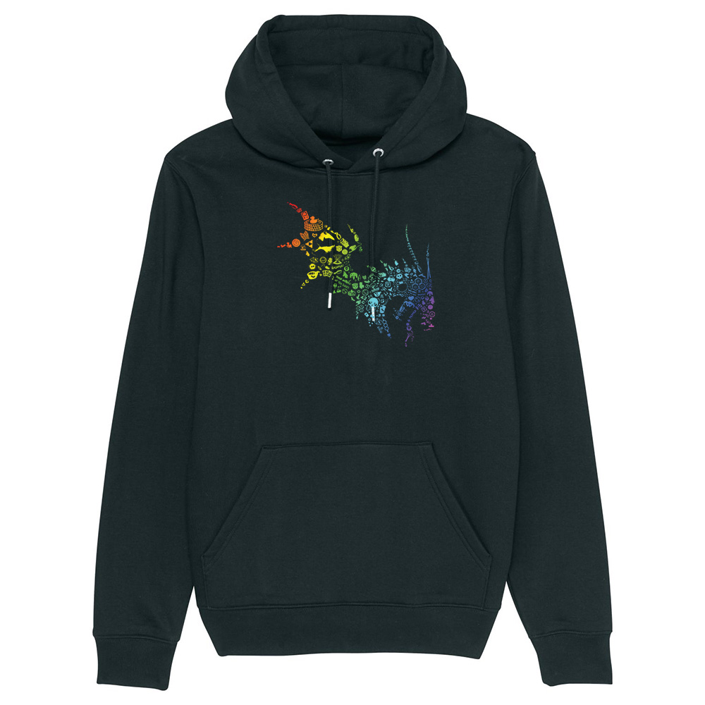 NärCon Rainbow Dragon Hoodie Black