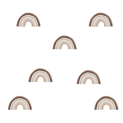 Wallstickers Mini Regnbåge Earthy 