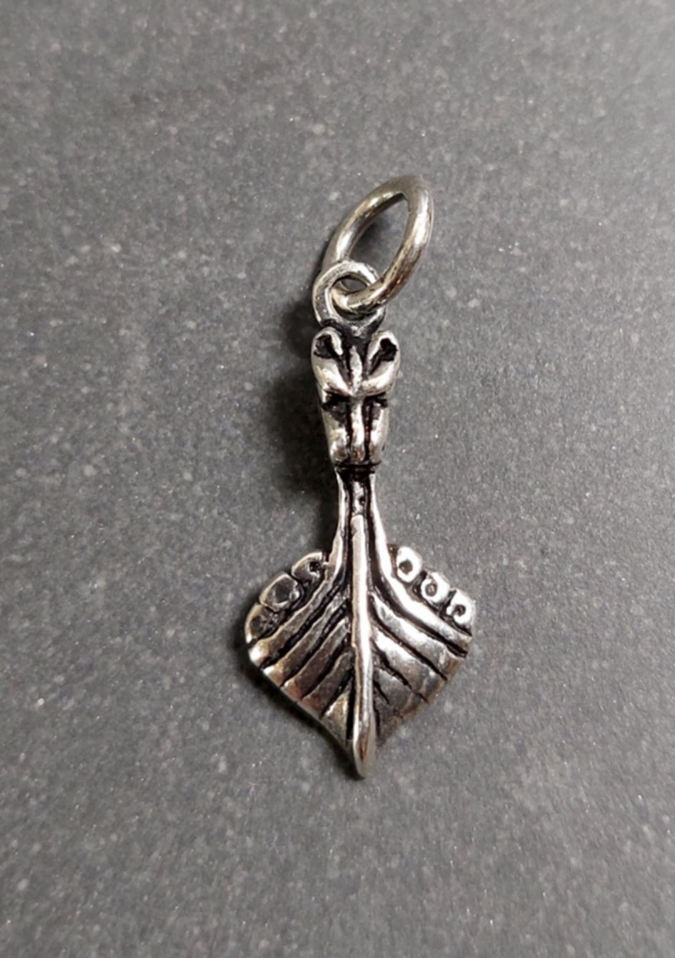 Viking skepp i Silver