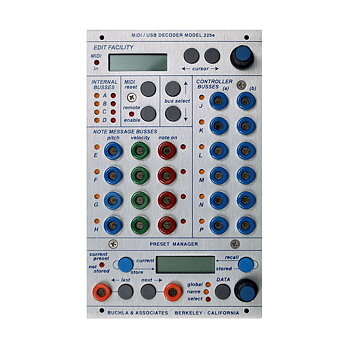 Buchla 225e MIDI Decoder / Preset Manager