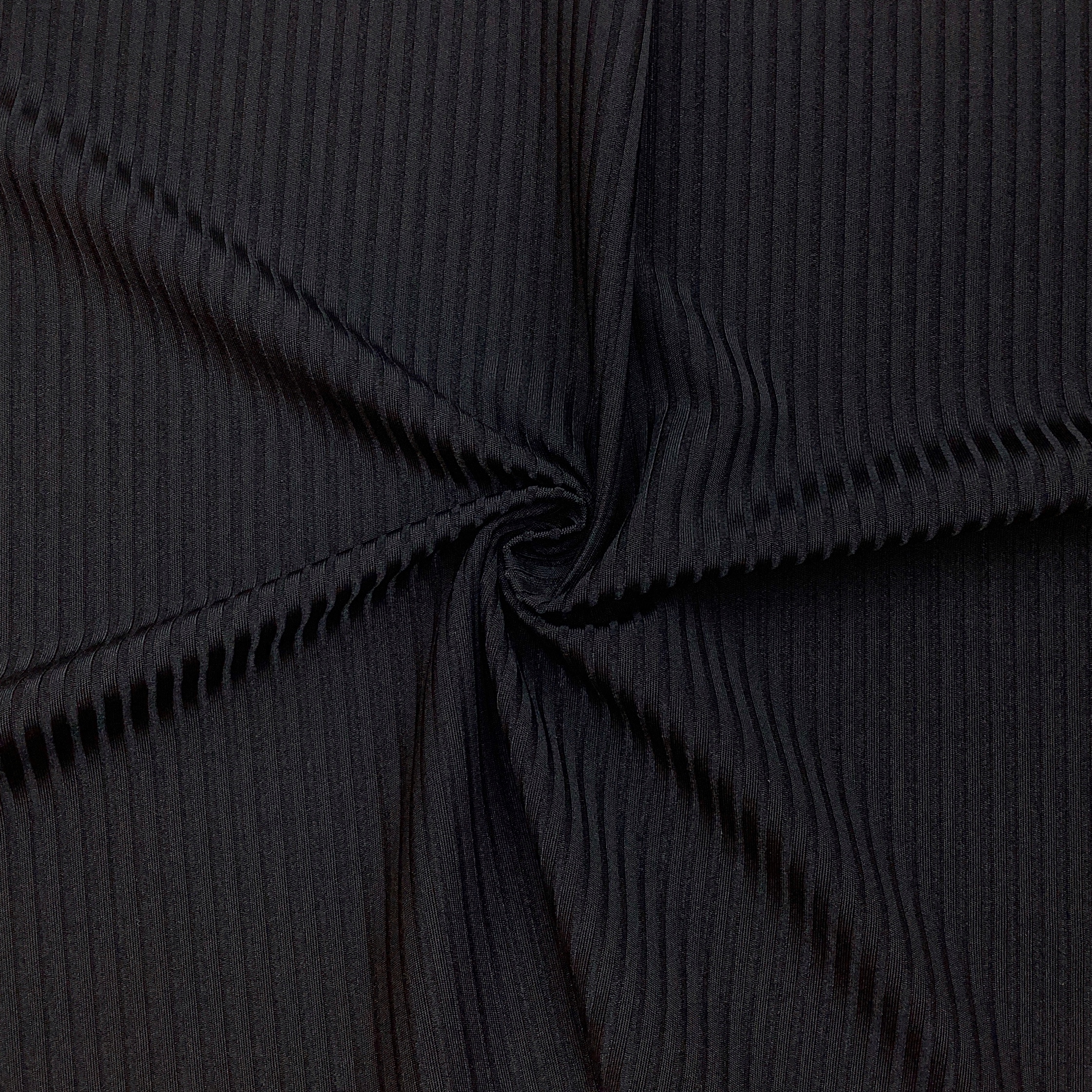 Swimwear fabric rib CA9010 Black