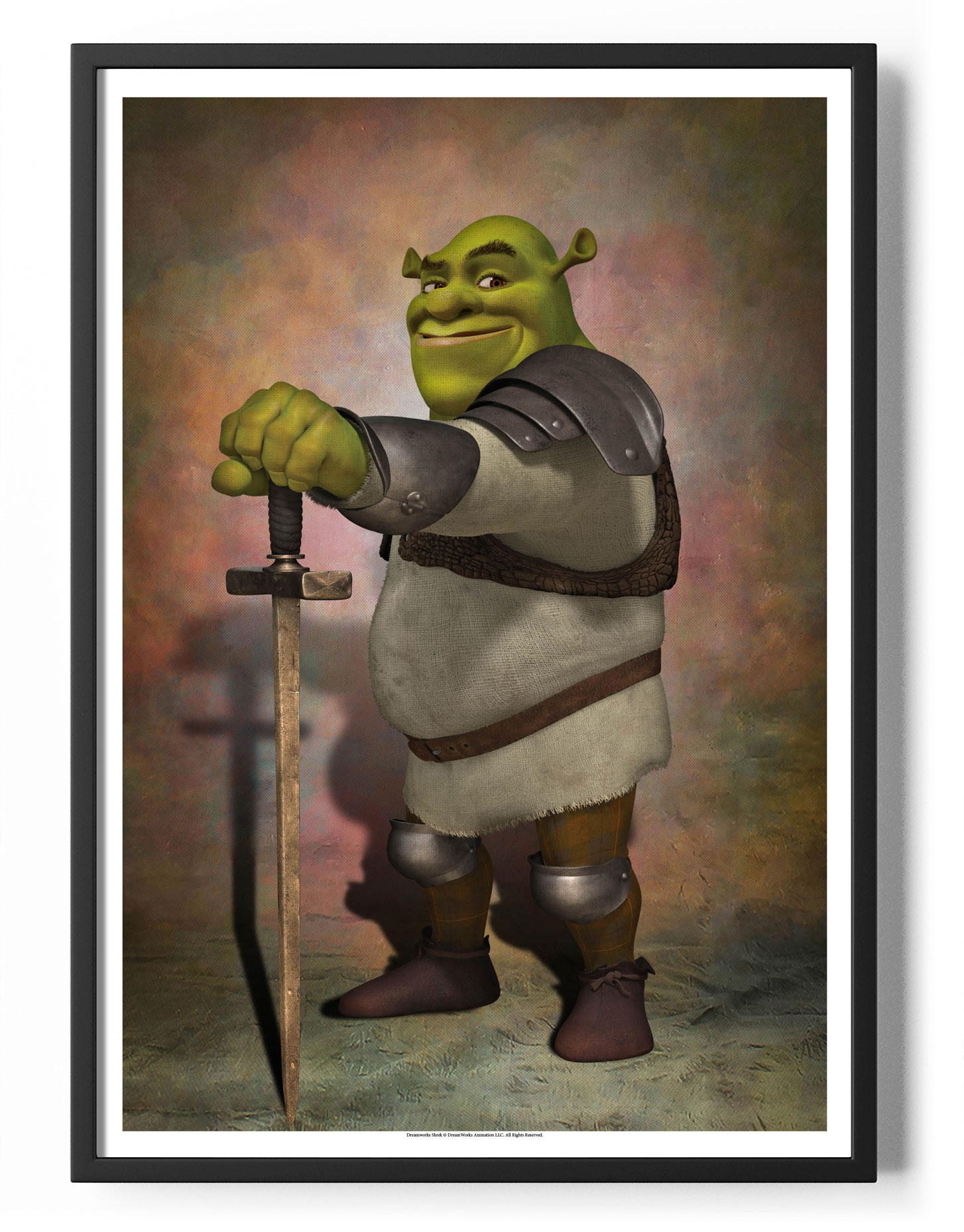 Shrek Oil Painting Poster JustPosters