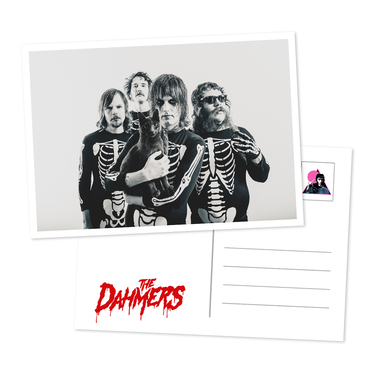 THE DAHMERS - IN THE DEAD OF THE NIGHT (BLACK VINYL LP) BUNDLE - 4