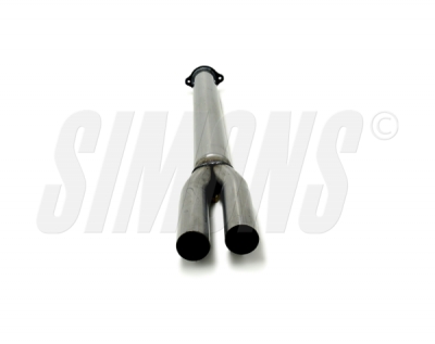 Racepipe V70, S60, XC90.  Ersättningsrör främre dämpare