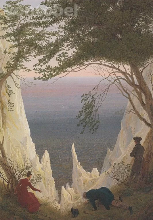 Chalk Cliffs on Rügen (1818), Greeting Card