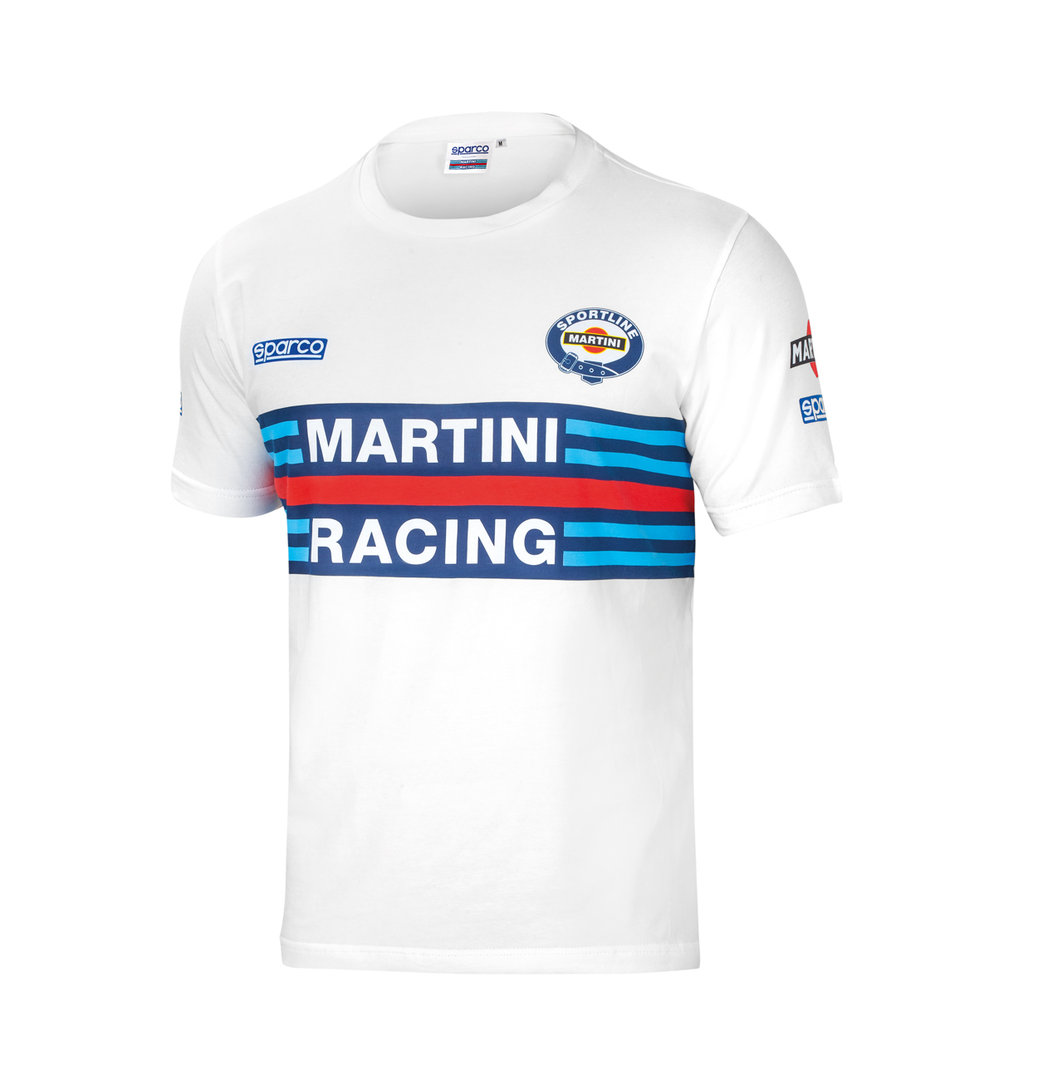 Sparco T-shirt, Martini Racing , Vit