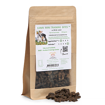 Barf Kanin miniträningsbitar 150 g