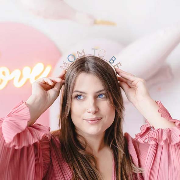 Diadem "Mom to be" - Baby shower -1