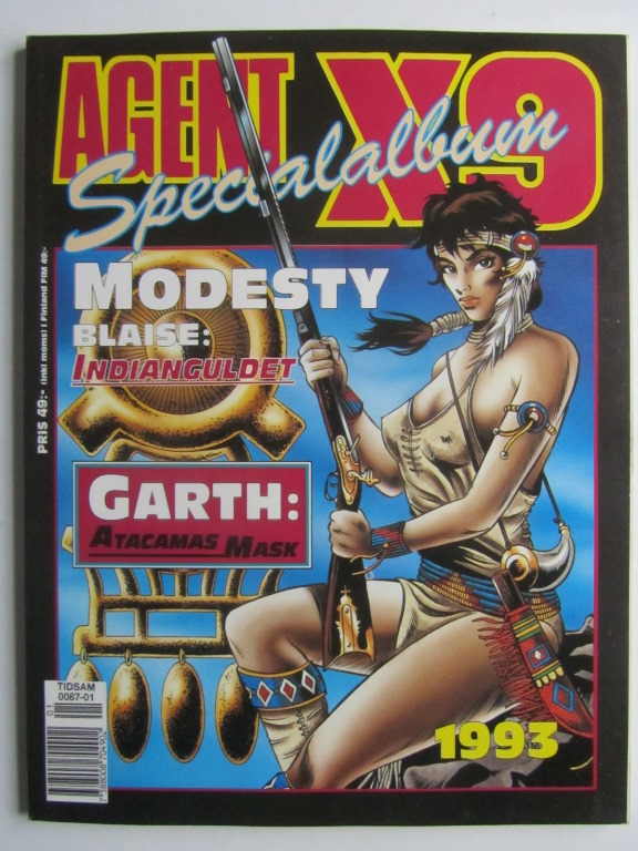 Agent X9 Julalbum 1993 med Modesty Blaise