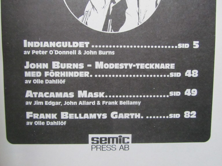 Agent X9 Julalbum 1993 med Modesty Blaise - 4