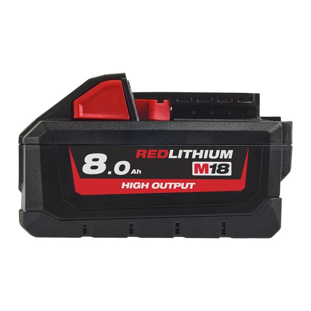 BATTERI Milwaukee M18™ HIGH OUTPUT™ 8.0 AH