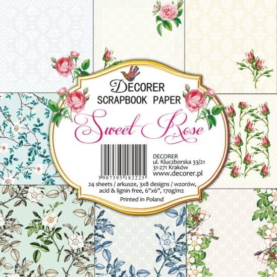 PP 6x6  Decorer -Sweet Rose