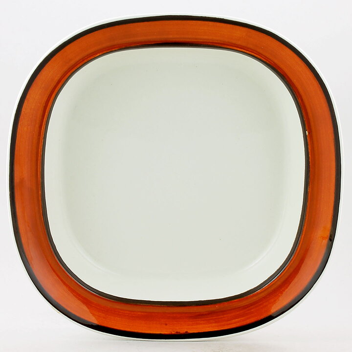 Stig Lindberg (Arena 1973) Bowl with Orange/Brown Decor 27 cm