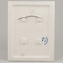 Aimo Nietosvuori (1970s) White Wall Plaque with Bellflower Motif 17 cm #857