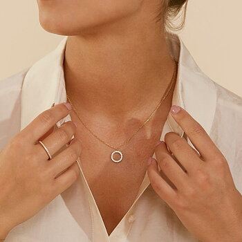 GLOW NECKLACE - GOLD - EDBLAD