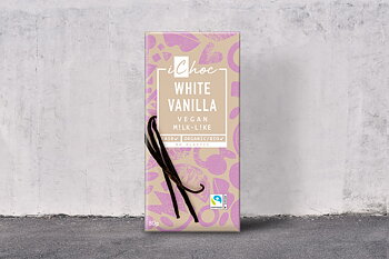 Chokladkaka Vit Vanilj 80g iChoc Eko