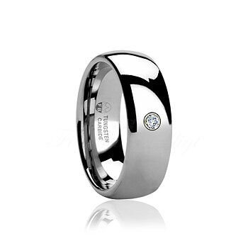 Diamond ring - Tungsten Real Diamond - Real Shiny Diamond