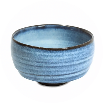 Matcha Bowl blå, handgjord