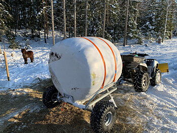 Carlmans Balvagn 600 kg Liggande balar