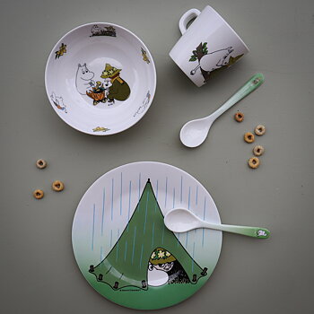 Mumin Camping, Flat Tallrik - Rätt Start