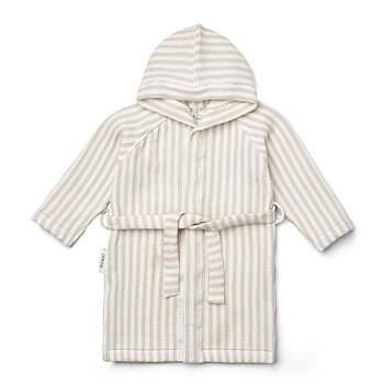 Randig Badrock Gray, Crisp White/Sandy 5-6 år - Liewood