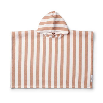Badcape Paco, Stripes/Tuscany Rose - Liewood
