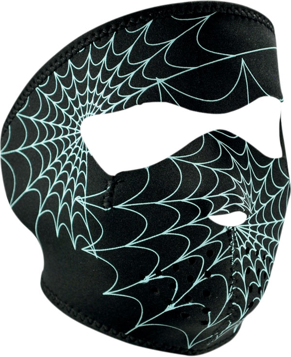 Zan Headgear helmask Spiderweb Glow