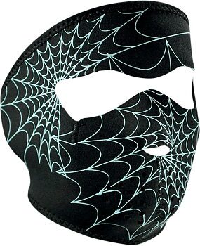 Zan Headgear helmask Spiderweb Glow