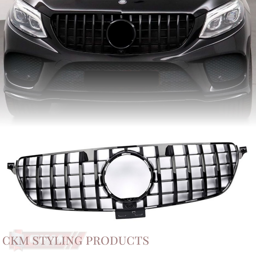 1. AMG GT-R PANAMERICAN look grill ALL BLACK - 2