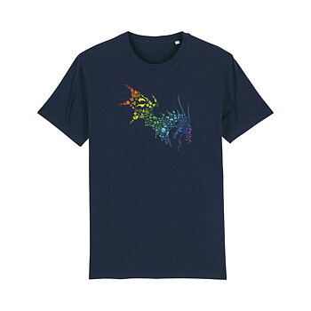 NärCon Rainbow Dragon Tshirt Navy