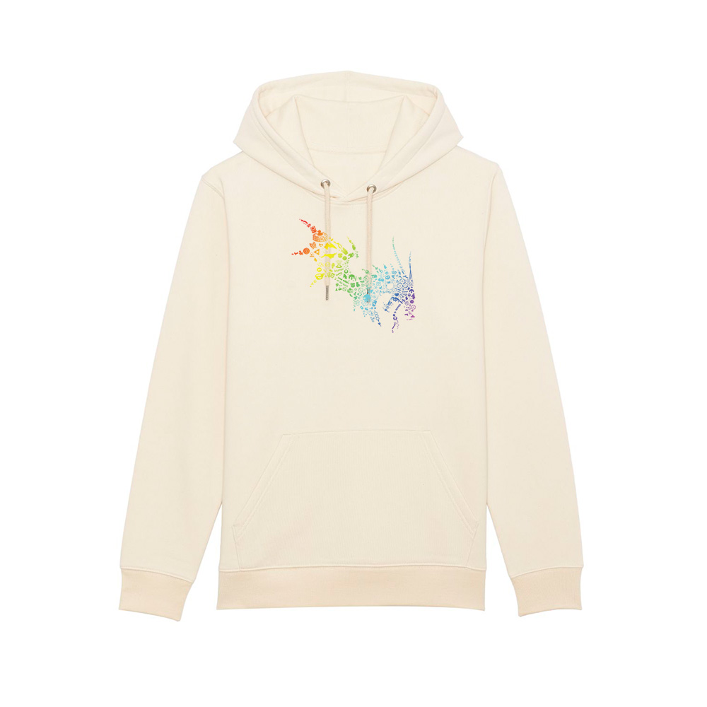 NärCon Rainbow Dragon Hoodie Natural Raw