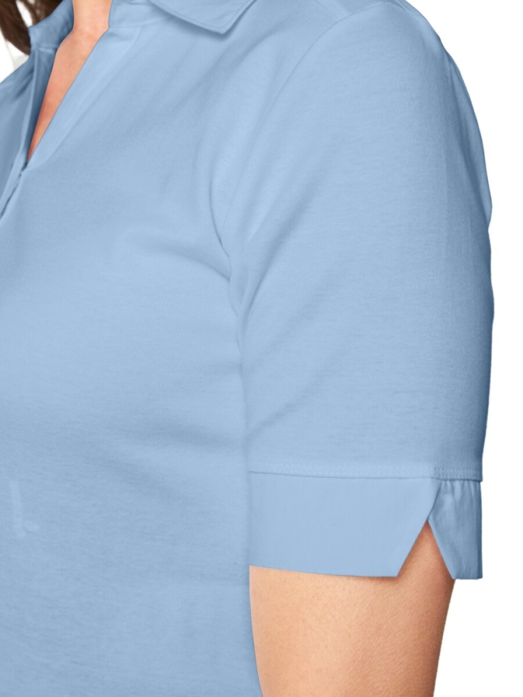 T-shirt Med Krage - Vit - Stl. 4XL - Signature