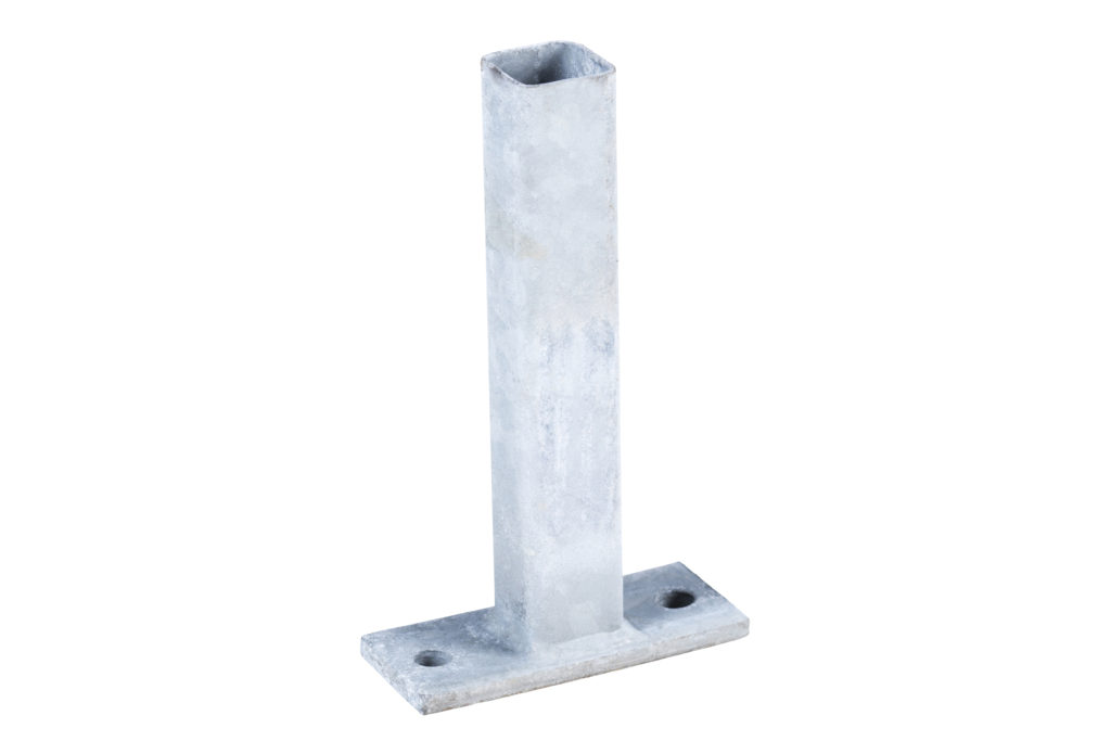 Villa fence Base plate 40x40, 2 holes
