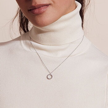 GLOW NECKLACE - STEEL - EDBLAD